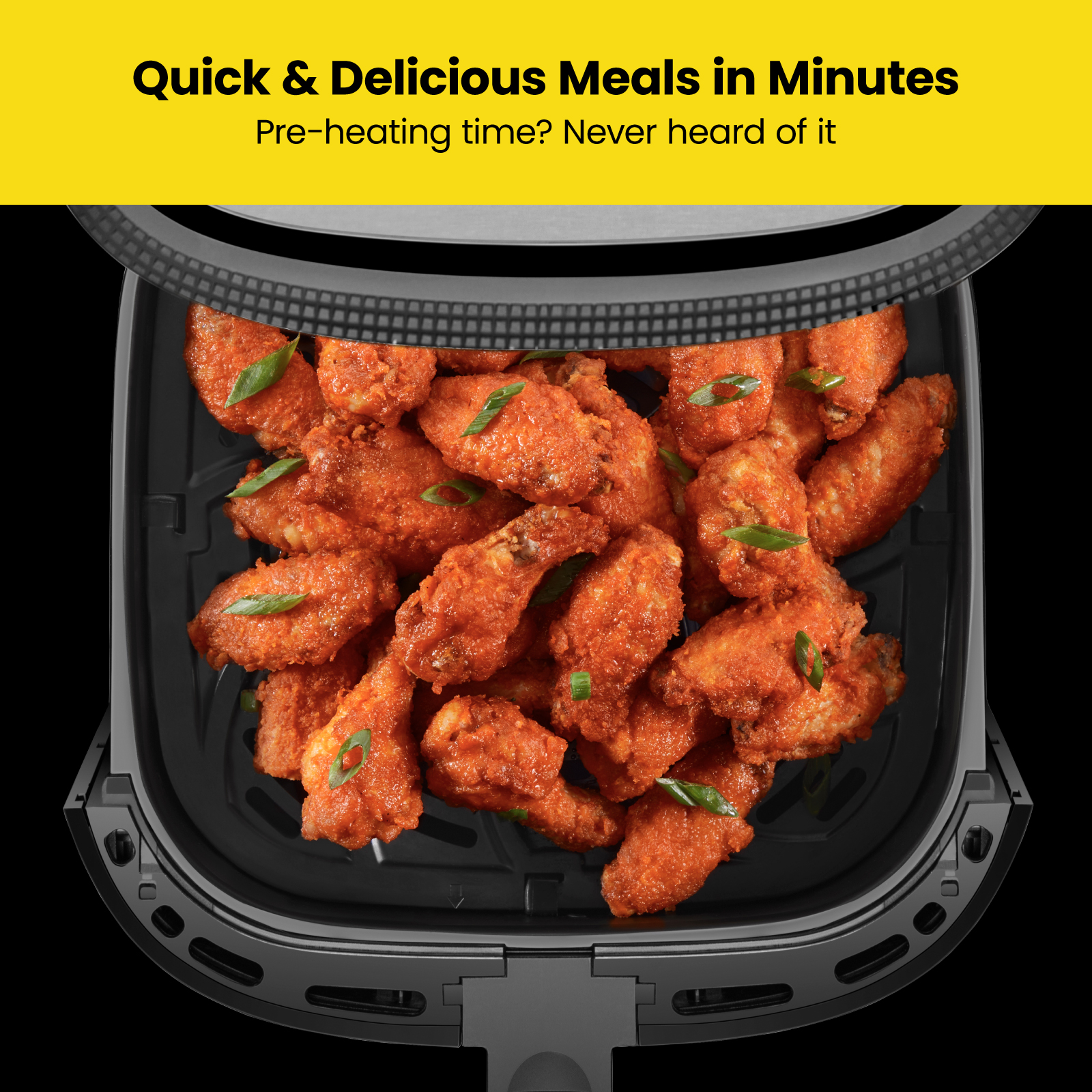Chefman Turbofry Air Fryer w/ Digital Controls, 8 Qt Capacity - Stainless Steel, New - image 4 of 7