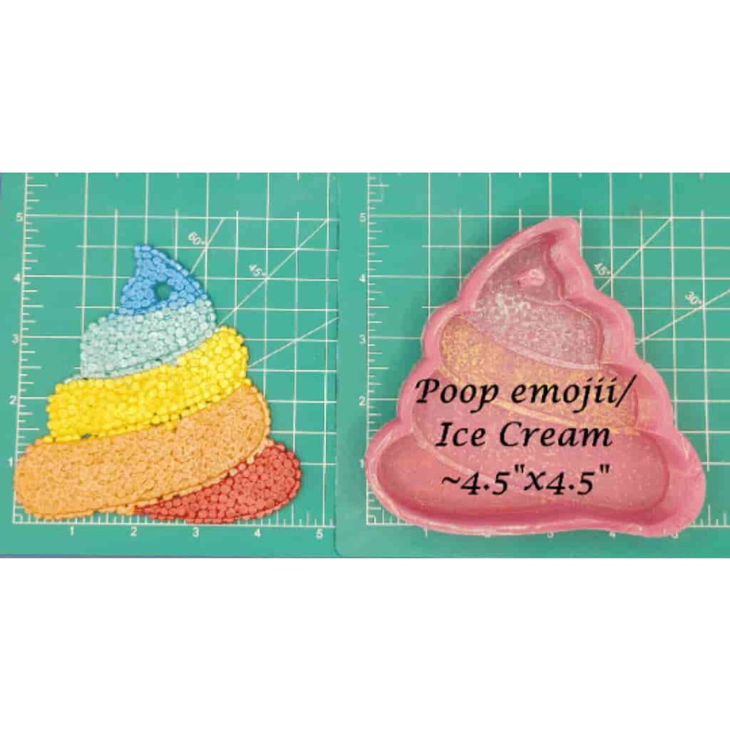 Poop Emojii Silicone Freshie Mold