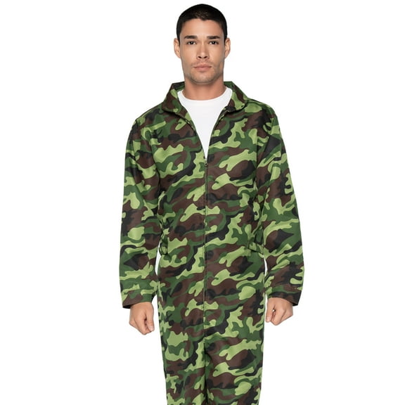 Leg Avenue Men's Camo Coveralls Jumpsuit Costume