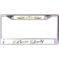 thumbnail image 1 of Boss Cadre de Plaque d'Immatriculation Chromé, 1 of 1
