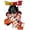 Poster & Mount Bundle, variant on Dragon Ball Z - Goku Feature Series Wall Poster, 22.375" x 34"