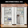 thumbnail image 6 of SOLAURA 71" Metal Garage Storage Cabinet with Locking Doors and Adjustable Shelves for Home, Office(White), 6 of 8