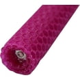 thumbnail image 2 of 100% Pure Natural Handmade Beeswax Honeycomb Hand Rolled Unscented Tapers Candles (1" x 8") Purple, 2 of 5