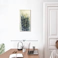 thumbnail image 3 of Elephant Stock Wild Indigo Floral Ii Wall Art - Vertical Canvas Wall Art - Living Room Wall Decor - Abstract Canvas - Beige And Blue Decor By Tim O'toole - 12" x 24", 3 of 8