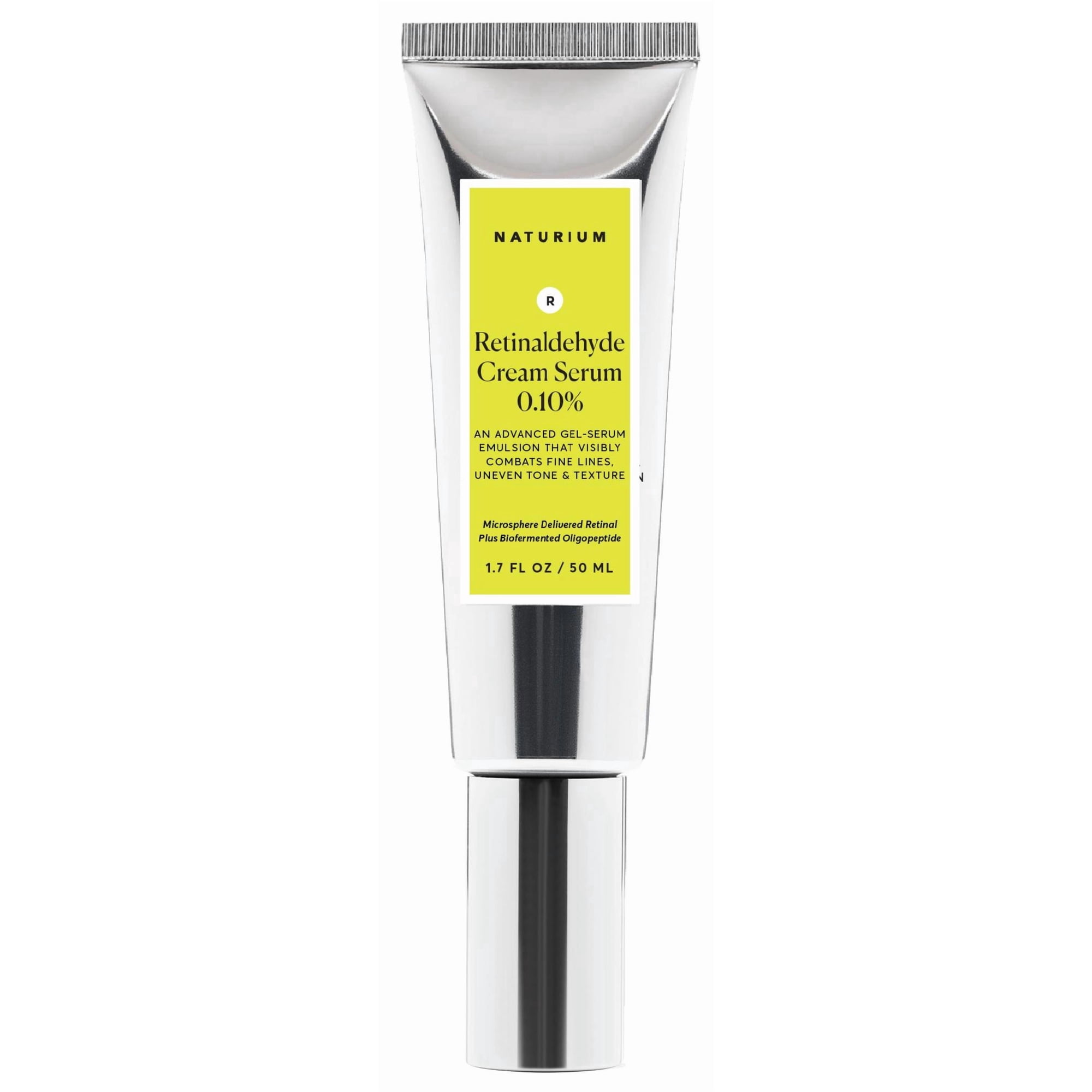 Naturium Retinaldehyde Cream Serum 0.10%, Advanced Anti-Aging & Smoothing Potent Face & Skin Care, 1.7 fl oz