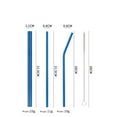 thumbnail image 5 of Non-Toxic Stainless Steel Drinking Reusable Straws Set With Cleaning Brush Gift, 5 of 7