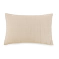 thumbnail image 5 of Laurel & Mayfair Maren Geometric Beige Cotton Reversible Bed Blanket, Full/Queen, 5 of 10