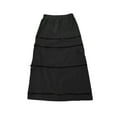 thumbnail image 6 of Sedceaty Women Half Dress, Patchwork Zipper Spring Fall Summer Street Casual Party High Waist Skirt, 6 of 7