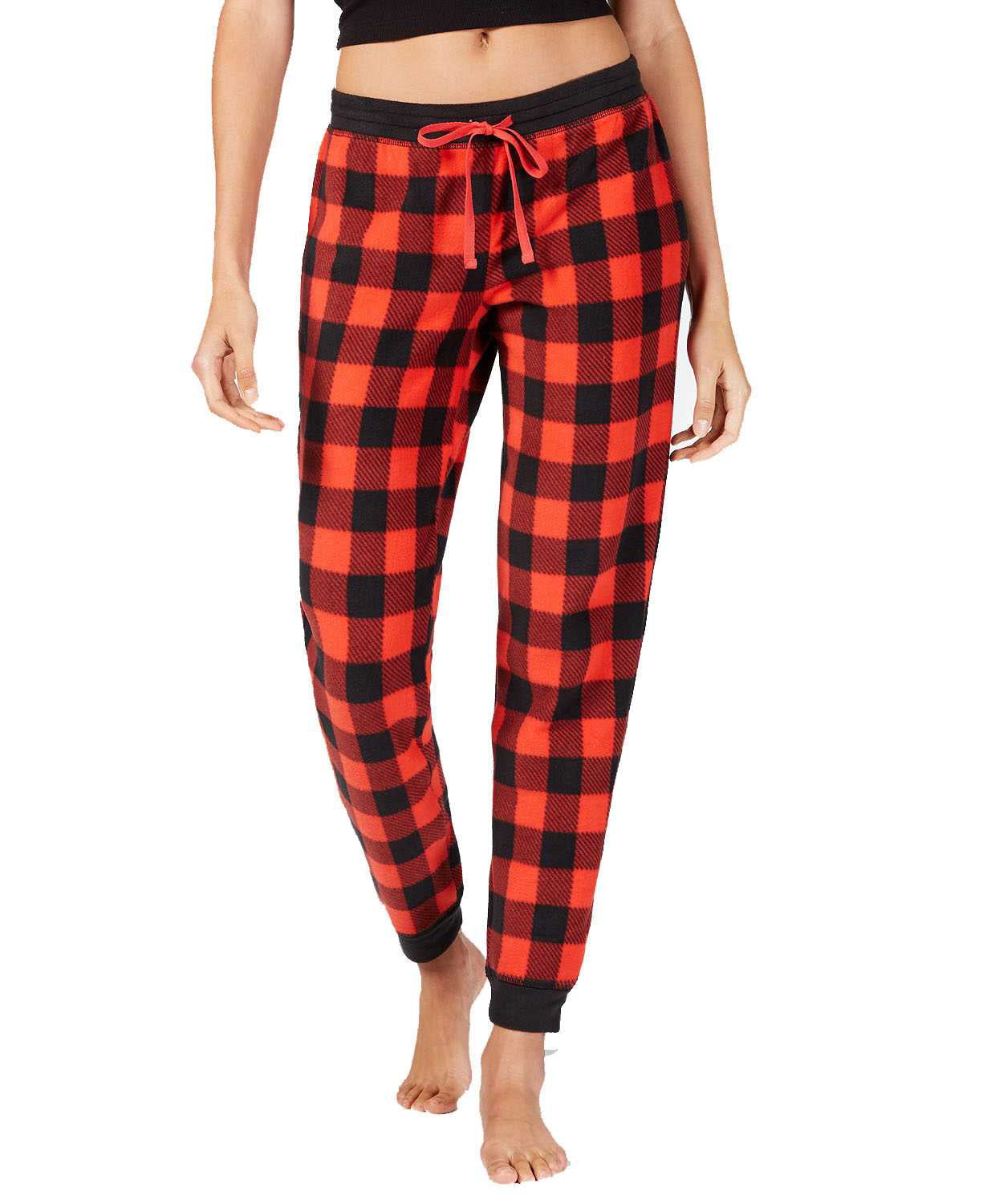 Jenni Stretch-Fleece Pajama Pants (Red, 2XL) - Walmart.com