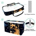 thumbnail image 4 of Shepherd Dog Large Capacity Reusable Beach Bag with Storage Bins and Shopping Basket - Foldable Oxford Cloth Tote for Beach, Pool, and Laundry, 4 of 7