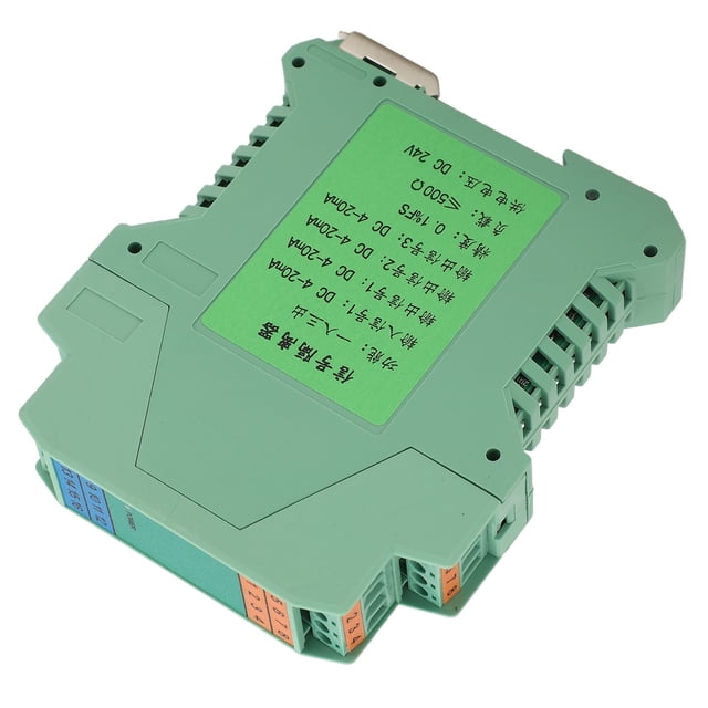 Transmisor aislador de señal de corriente, Aislador de señal de CC Acondicionador de señal de 4 CC Aislador de señal analógica Altamente versátil VoborMX herramienta