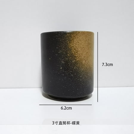 

Japan Style Ceramics Coffee Cup Coarse Pottery Tea Cup Hotel Drinkware Restaurant Tea Set Tableware Small Juice Handy Water Cups