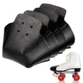 thumbnail image 1 of Roller Skate Derby Enhancements, Australian Leather Toe Cap Protectors For Speed And Consistent Protection, Wear-Resistant Guards For A Smooth Surface Experience (Black, 2 Pieces), 1 of 7