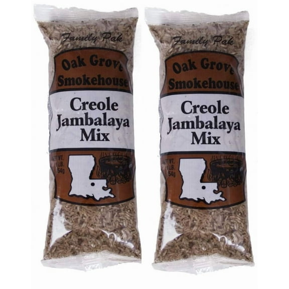 Oak Grove Creole Jambalaya Mix, Family KKS1 Pak Size - 16 Ounces (Pack of 2)