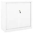 thumbnail image 1 of vidaXL Sliding Door Cabinet White 90x40x90 cm Steel, 1 of 5