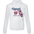 thumbnail image 2 of Men's Levelwear White Washington Nationals Sunrise Relay Hoodie, 2 of 3