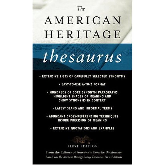 Pre-Owned The American Heritage Thesaurus 9780440242543