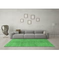thumbnail image 3 of Ahgly Company Indoor Rectangle Abstract Emerald Green Modern Area Rugs, 2' x 4', 3 of 4