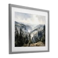 thumbnail image 2 of Stupell Industries Traditional Misty Tree Tops Vista Gray Framed Print Under Glass, 21 x 17, by Franklyn Gregory, 2 of 8