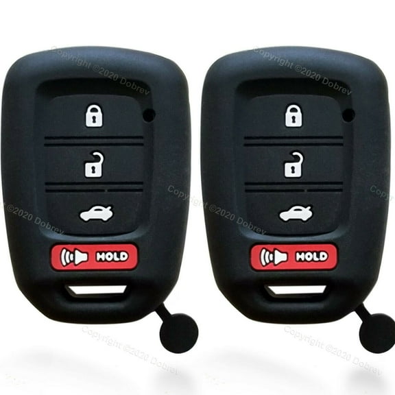 Dobrev Silicone Rubber Cover Case Protector Fob Keyless Entry Skin Remote Holder Suitable with Honda Accord CR-V HR-V Civic FIT Jazz key