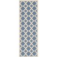 thumbnail image 1 of Safavieh Courtyard Blue Indoor Outdoor Rug - Runner 2'3" x 6'7", 1 of 1