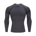 thumbnail image 1 of Tights Long-sleeved Fitness Clothes Men's Running Sports Quick-drying Compression Clothes High-elastic Top Basketball Sports Compression Clothes, 1 of 6