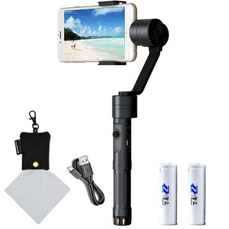 Zhiyun Smooth-II 3 Axis Handheld Gimbal Camera Mount for smart phones (Best 3 Axis Gimbal)