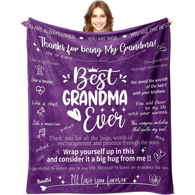 LHSHID Mimi Blanket Gift for Mimi for Mothers Day from Granddaughter Mimi Gift from Grandson Best Mimi Ever Blanket for Sofa Bed Birthday from Grandkids 40"x50"