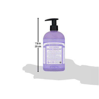 Dr. Bronner's Organic Sugar Soap – Lavender – 24 oz