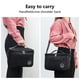 thumbnail image 4 of Bolsa de almuerzo aislante con correa ajustable - Fiambrera de gran capacidad para trabajo, gimnasio, picnic - Negro, gris, rojo, azul, 4 of 6