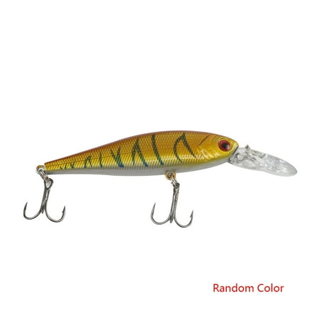 Fishing Lure 11cm 10.5g Big Tongue Plate Diving Hard Bass Bait