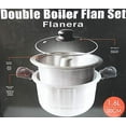 Flan Double Boiler 1.6L Aluminum Flanera para bano de Maria with Even