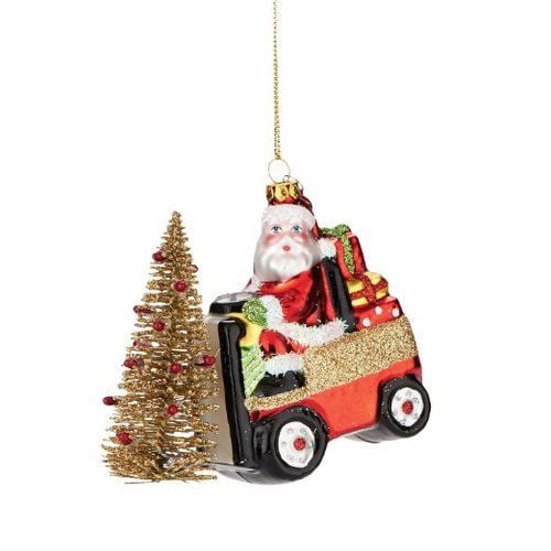 Dept56 Xmkit Santa Forklift Ornament Walmart Com Walmart Com