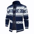 thumbnail image 1 of Prendas de punto Moda Imprimir Casual Top Decor Cardigan Cremallera Abrigo Hombres Pompotops qwe18842, 1 of 9