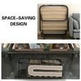 thumbnail image 6 of Gymax Folding Bed w/ Memory Foam Mattress Rollaway Metal Guest Bed Sleeper Made in Italy, 6 of 10