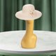 thumbnail image 3 of Soporte de cabeza de maniquí de estilo abstracto, soporte de apariencia elegante para sombreros y gorras Amarillo Yuyangstore Soporte de cabeza de maniquí, 3 of 7