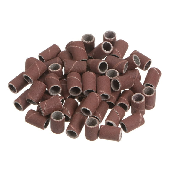 50 Packs Sanding Drums 1/4 Inch Mini Sanding Sleeves 600 Grit Sanding Bands for Drum Sander