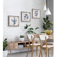 thumbnail image 2 of Leaves Wooden Wall Art Plant: Natural Botanical Print on Rustic Wood Artworks Painting Framed for Dinging Room (16"x16"x3 panels), 2 of 6