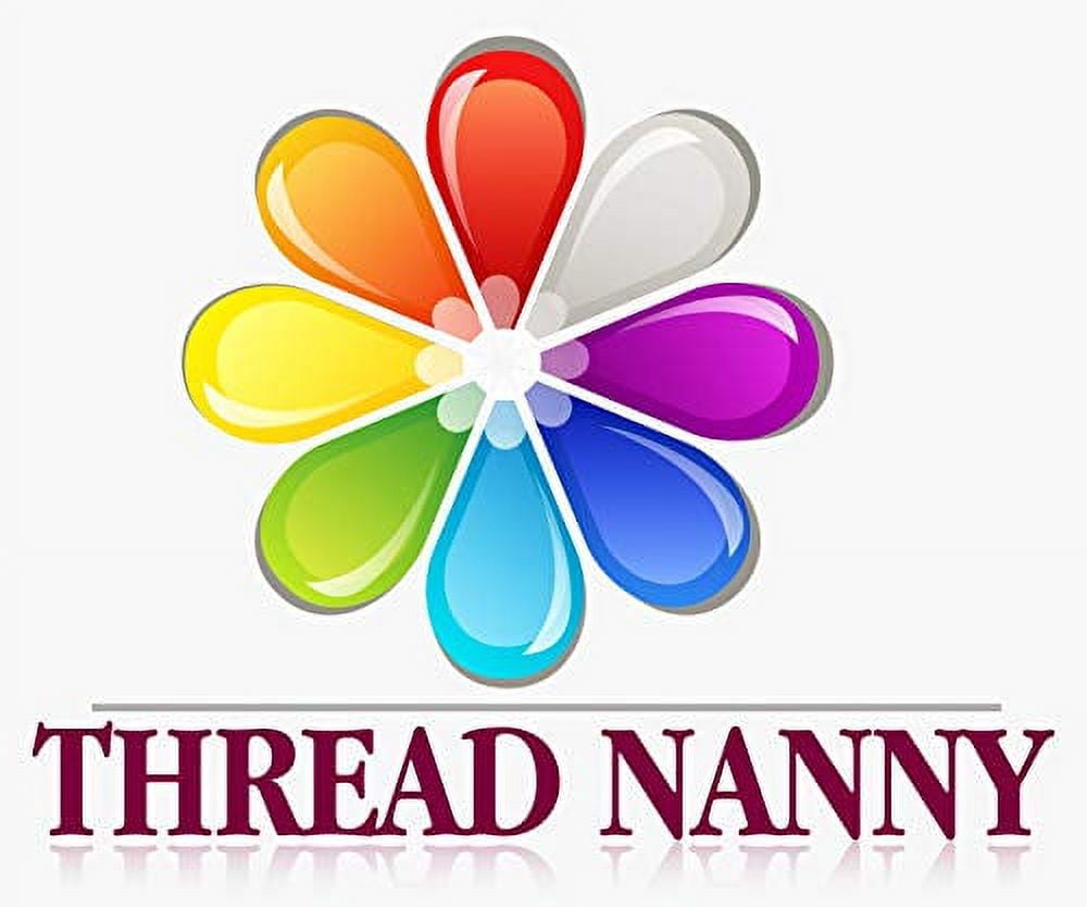 4 Large Cones (3000 Yards Each) Polyester Threads for Sewing Quilting Navy Blue Color by ThreadNanny