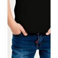 thumbnail image 4 of Boys' unique letter pattern printed casual T-shirt - short sleeved, round neck, summer outdoor youth sportswear, summer boys' gift, 4 of 6