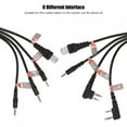 thumbnail image 1 of Programming Cable, Easy Install Programming Data Cable 3.5mm Socket 8 Different Interfaces With CD For  Two Way, 1 of 8