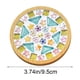 thumbnail image 3 of Set de manualidades de mosaico para tapetes caseras de vasos, posavasos de madera multicolor con pegamento y herramientas, kit de actividades creativas para principiantes y diversión familiar, 9,5 cm, 3 of 6