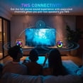 thumbnail image 6 of Dammyty Karaoke Machine with 2 Wireless Microphones, Portable Home Karaoke System for Adults Kids, Bluetooth Speaker with Disco Lights and Strap for Party, 6 of 9