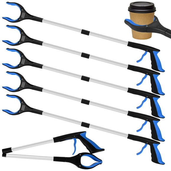 Trash Grabber Tottist comercial de 32 pulgadas para personas mayores, 6 unidades