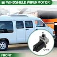 thumbnail image 2 of Unique Bargains Front Windshield Wiper Motor for Dodge for Ram 1500 2500 99-03 No.55155046AD, 2 of 7