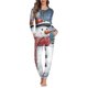 thumbnail image 1 of Conjunto de pijama informal para mujer, ropa de dormir de manga larga, traje elegante para el hogar, regalo de Navidad, 1 of 4