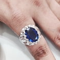 thumbnail image 4 of Natural Blue Sapphire Ring, Blue Sapphire Hydro Ring, September Birthstone, Silver Jewelry, 925 Silver Ring, Designer Mens Ring, Arabic Design, Ottoman Style Ring, Christmas, Turkey Mens Signet Ring, 4 of 9