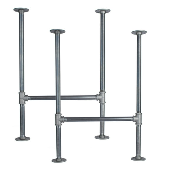 Pipe Decor 3/4 in. H Pipe Desk Legs - 2 Pack