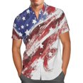thumbnail image 2 of Men''s Hawaiian Outfits Button Down Short Sleeve Matching Set Casual Beach Party Shirt and Shorts, 2 of 8