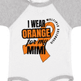 thumbnail image 4 of Inktastic I Wear Orange For My Mimi Multiple Sclerosis Awareness Boys or Girls Baby Bodysuit, 4 of 5